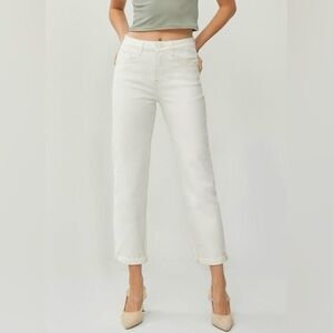 Risen Plus Women's Cream Jeans